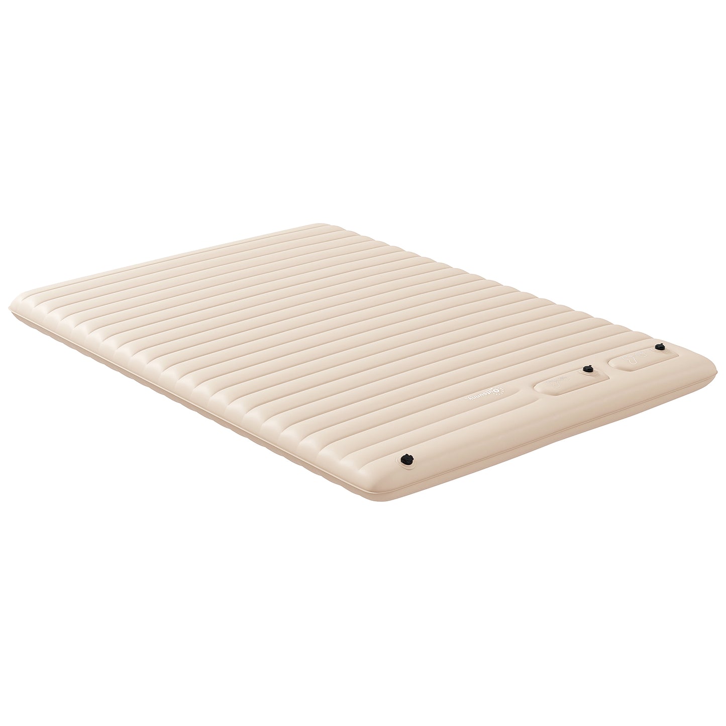 Outsunny Double Inflatable Mattress, with Built-In Pump