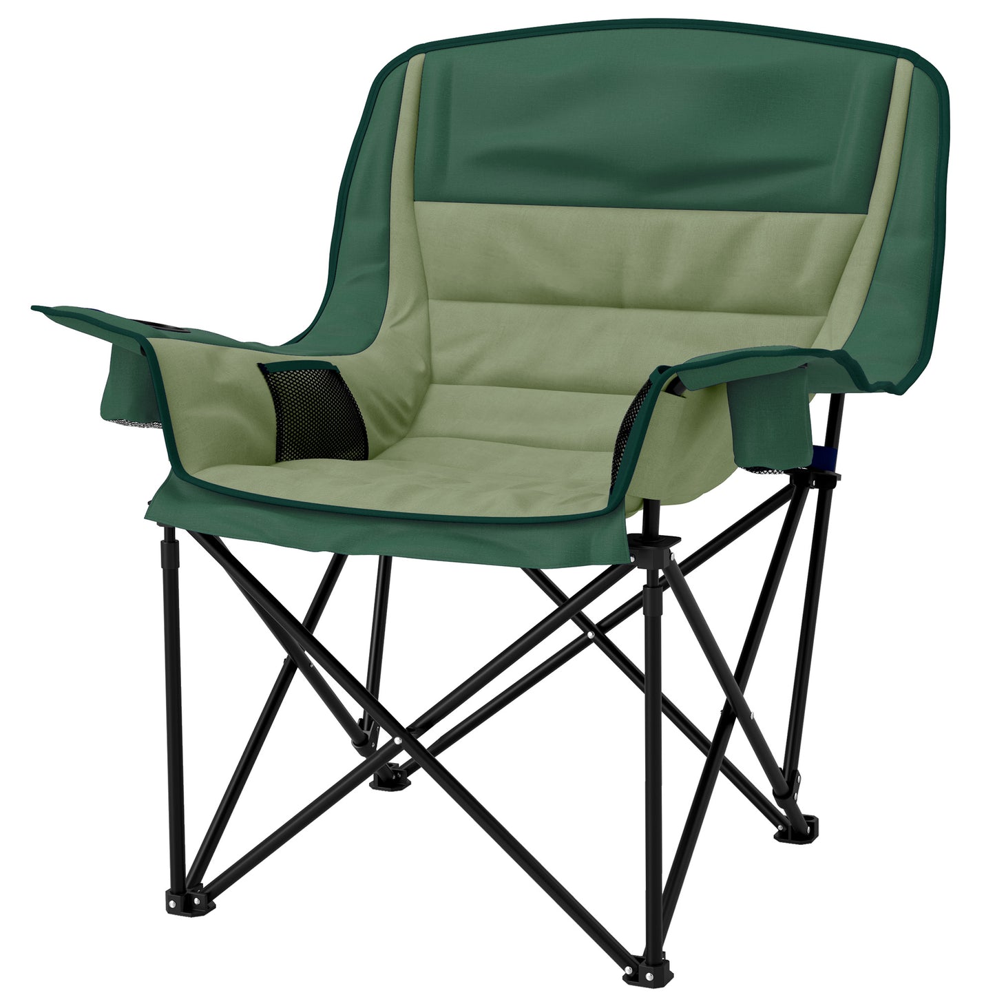 Outsunny Portable Padded Camping Chair, with Bag