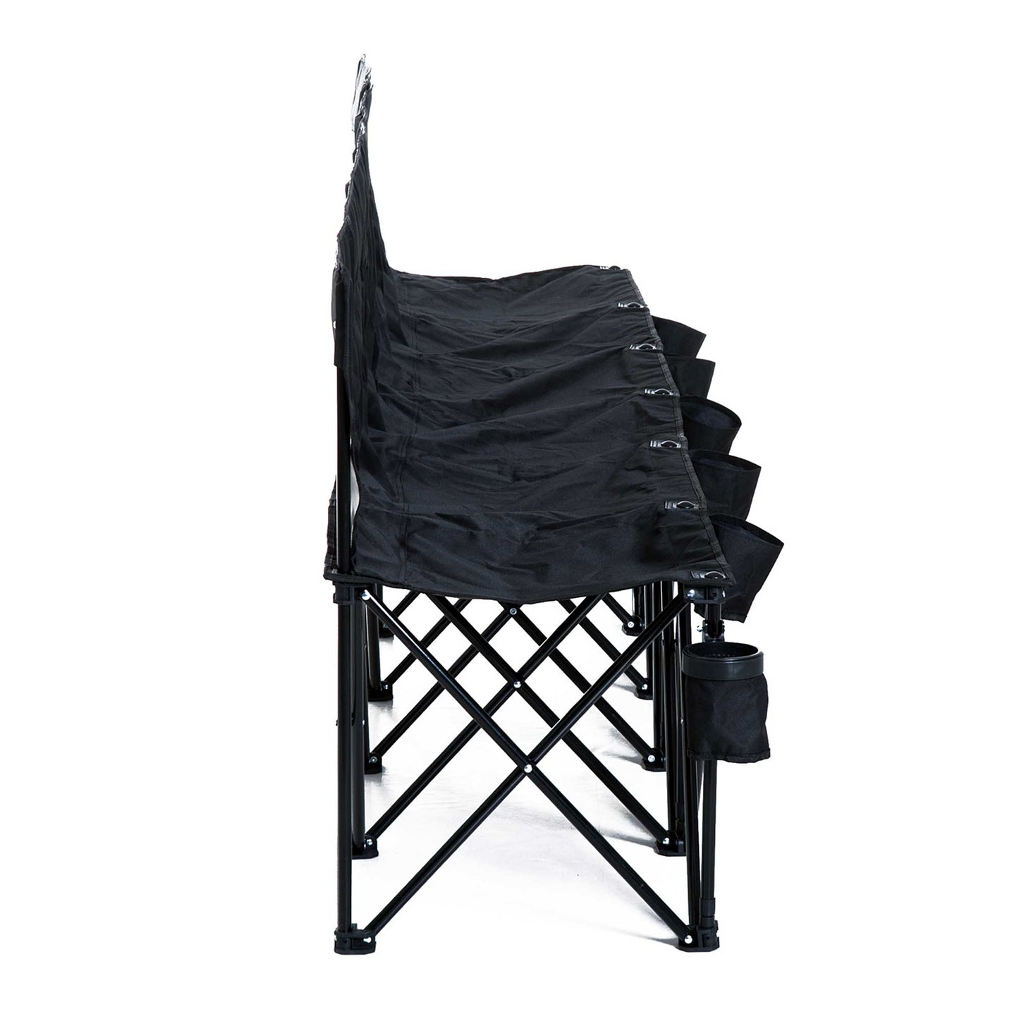 Outsunny 6 Seater Folding Camping Chair with Cup Holder & Carry Bag