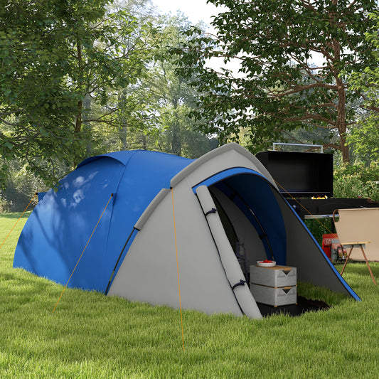 Outsunny Two-Man Dome Tent, with Front Vestibule