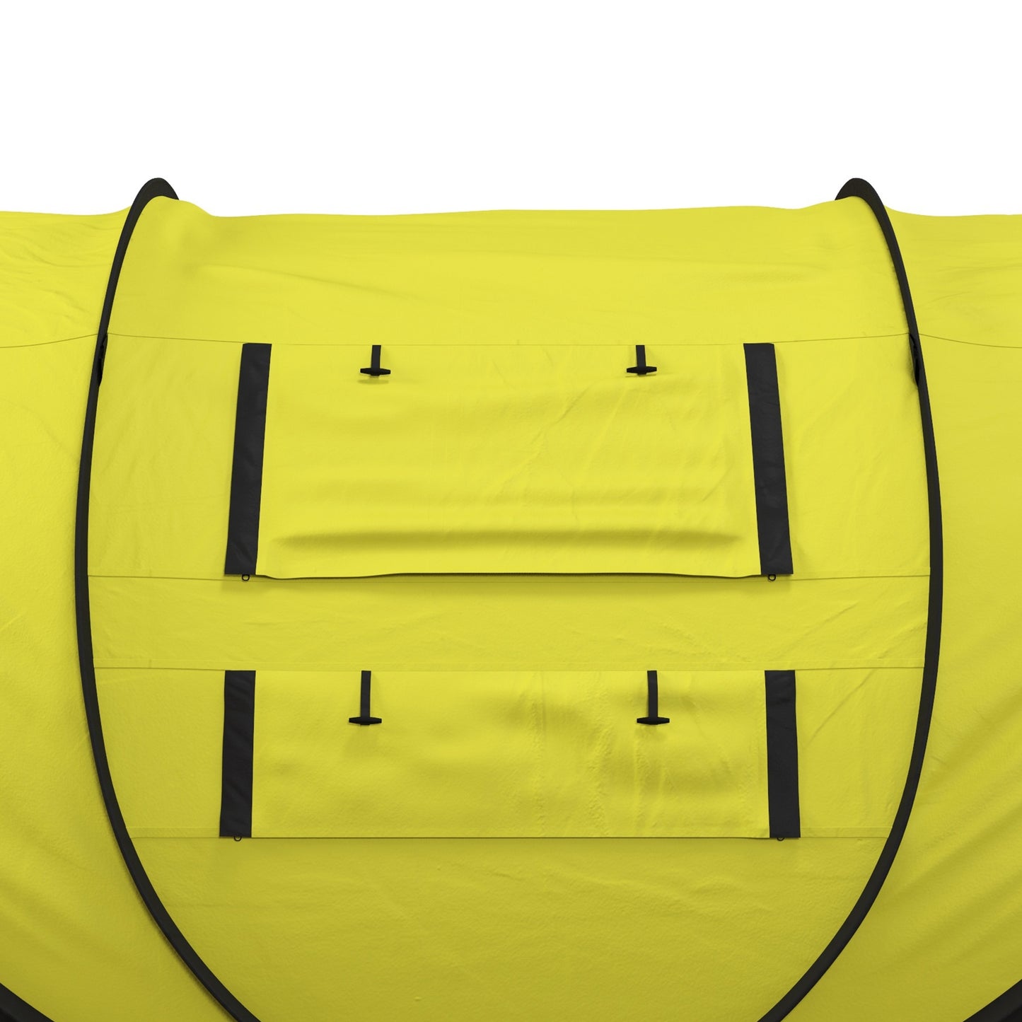 Outsunny 4-5 Person Pop-up Camping Tent Family Tent w/ 2 Mesh Windows & PVC Windows Portable Carry Bag for Outdoor Trip