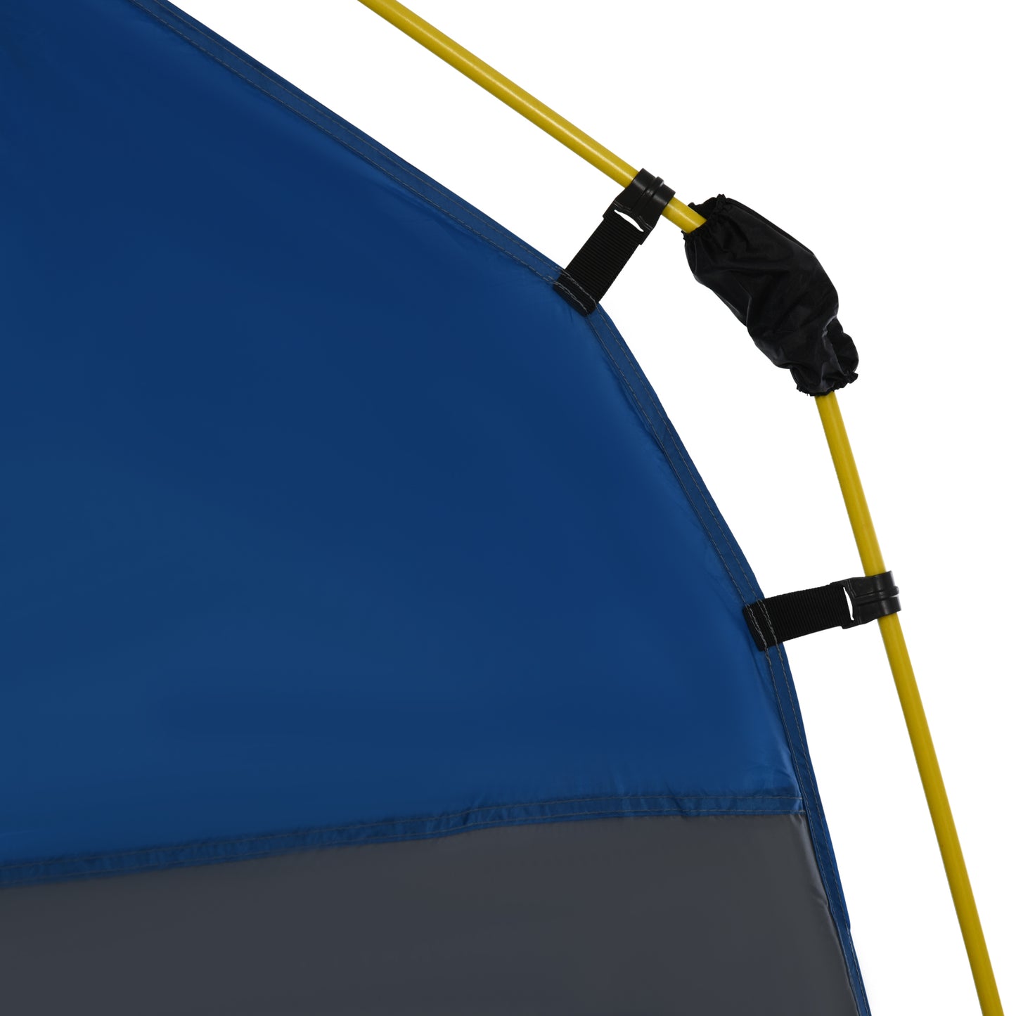 Outsunny 4 Person Automatic Camping Tent, Outdoor Pop Up Tent, Portable Backpacking Dome Shelter