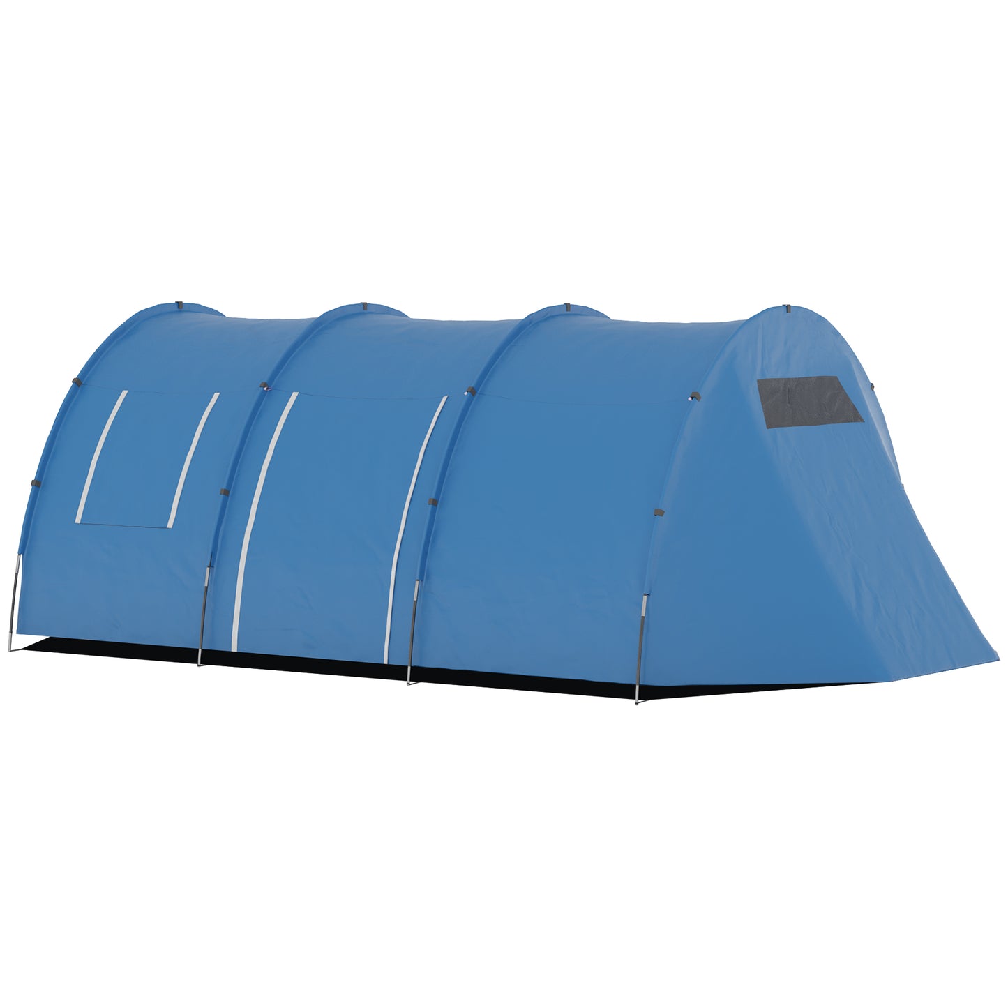 Outsunny 5-6 Man Camping Tent with 2 Room, Floor and Carry Bag