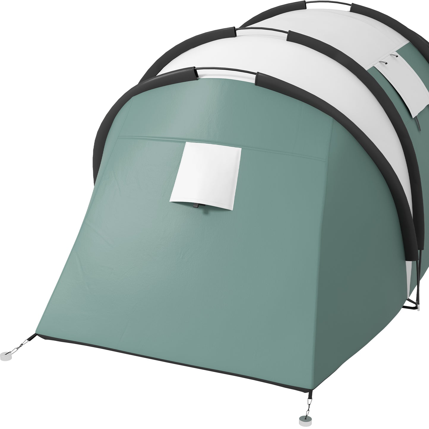 Outsunny Camping Tent with 2 Bedrooms and Living Area, 3000mm Waterproof Family Tent, for Fishing Hiking Festival