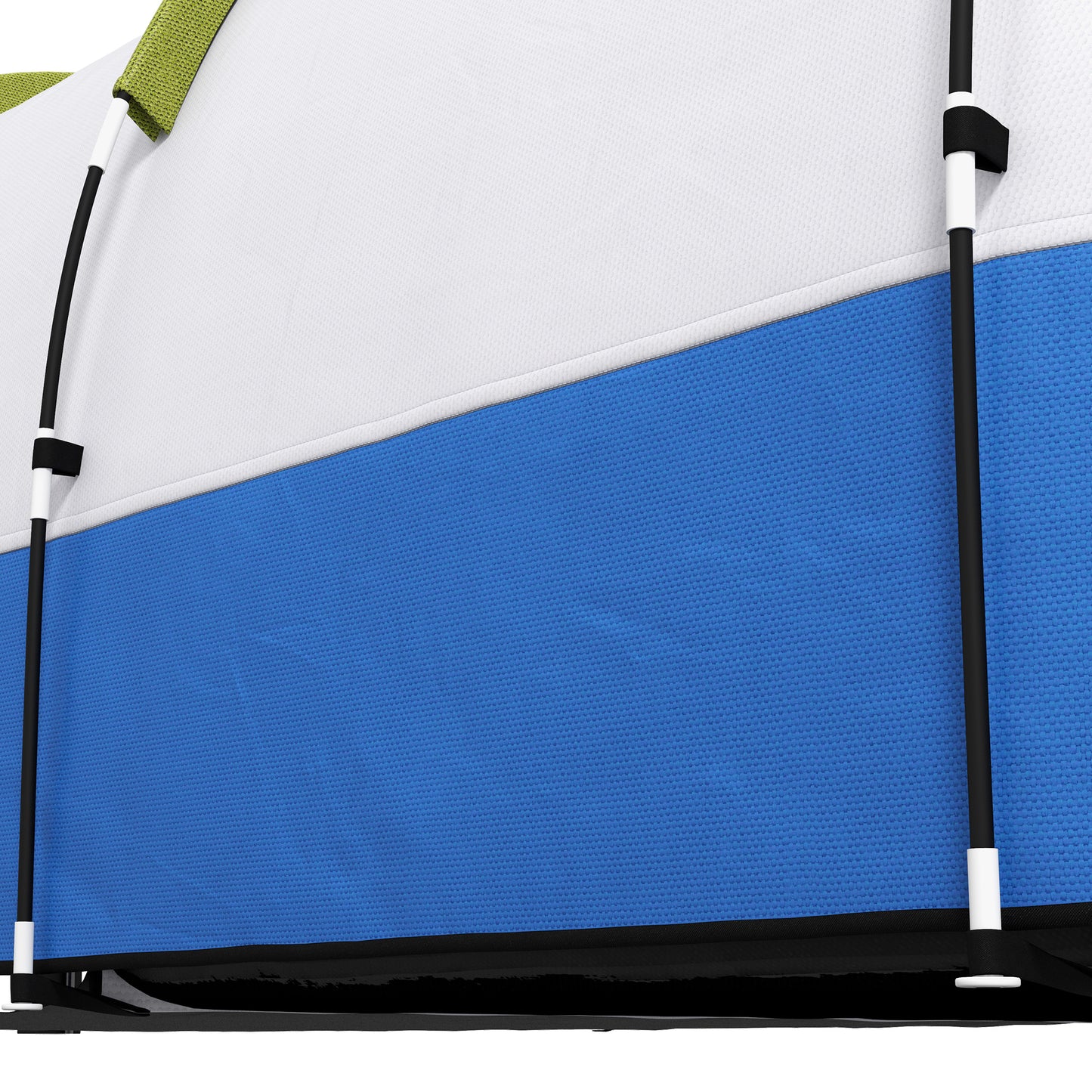 Outsunny Three Man Two-Room Tent, with Porch and Accessories