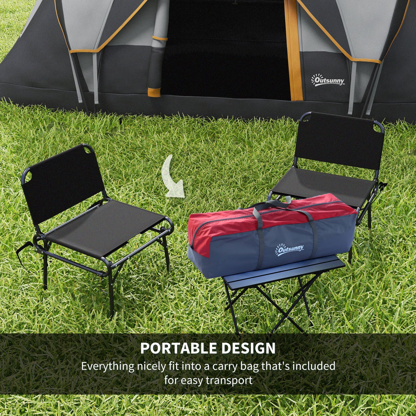 Outsunny 5-6 Man Dome Camping Tent