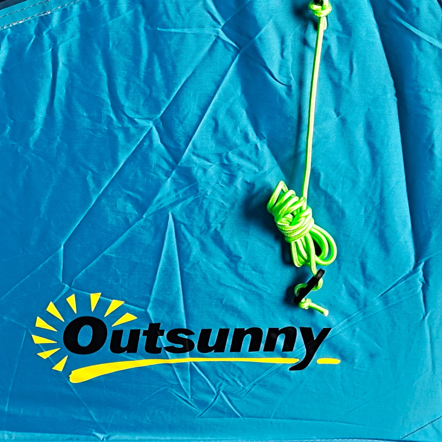 Outsunny 3-4 Man Tunnel Tent, Two Room Camping Tent with Windows and Covers, Portable Carry Bag, for Fishing, Hiking, Sports, Festival