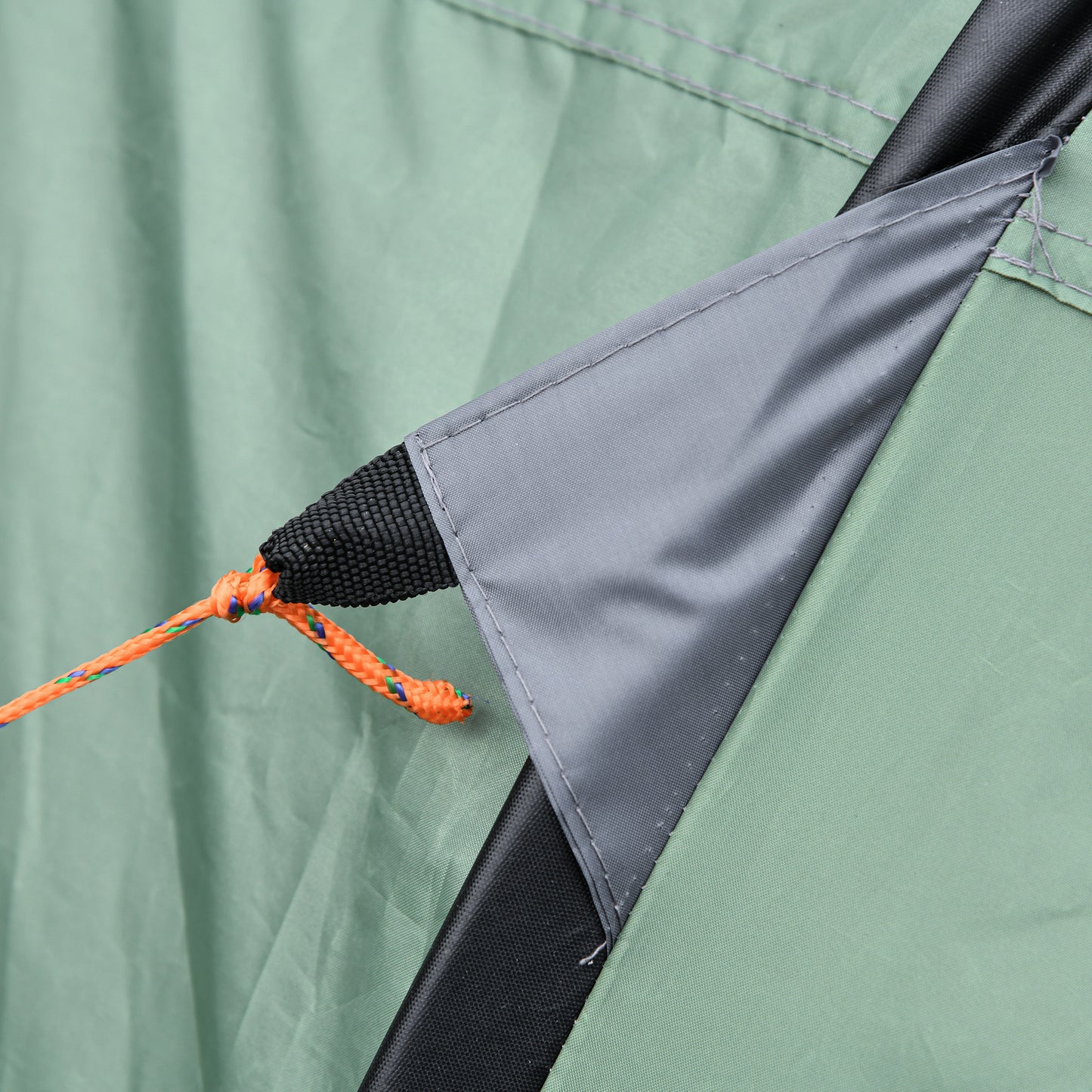Outsunny 4-5 Person Pop-up Camping Tent Family Tent w/ 2 Mesh Windows & PVC Windows Portable Carry Bag for Outdoor Trip