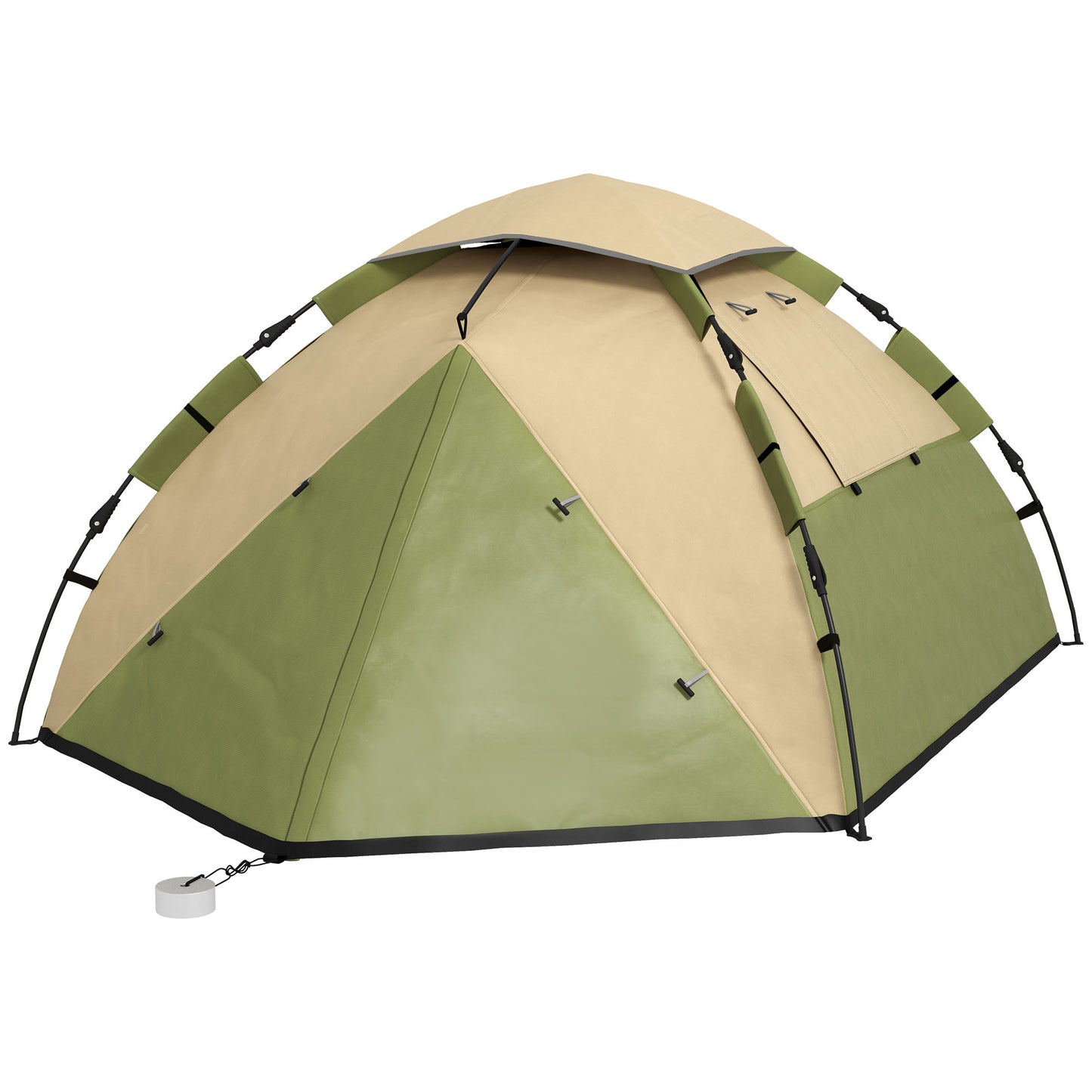 Outsunny Two-Man One Room Camping Tent, with Accessories