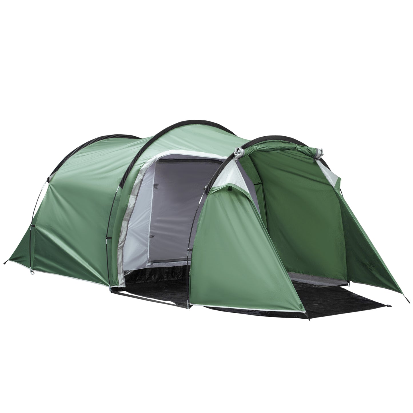 Outsunny Three-Man, Two-Room Tent