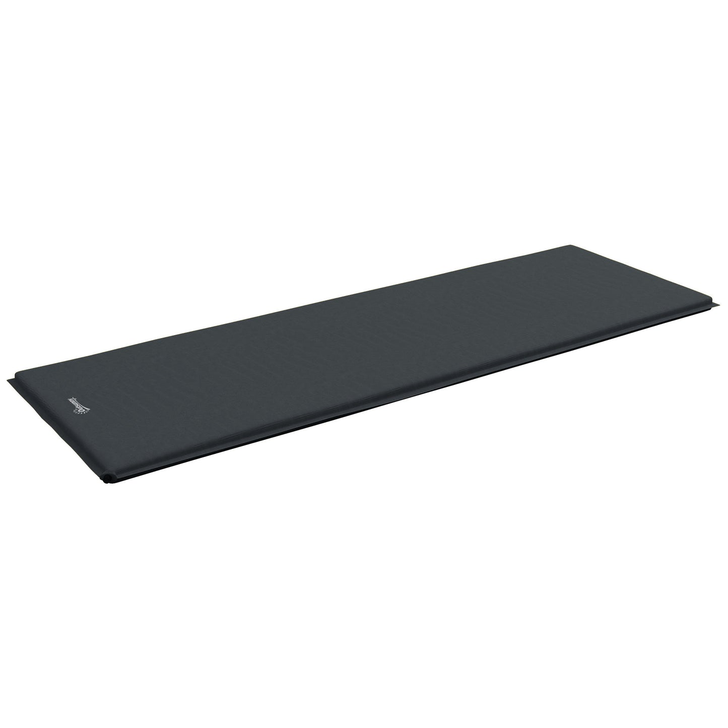 Outsunny Single Inflatable Mattress, with Carry Bag - Grey