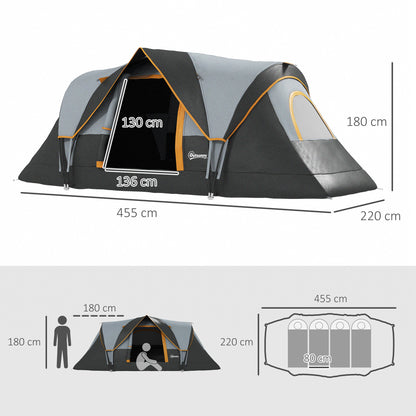 Outsunny 5-6 Man Dome Camping Tent