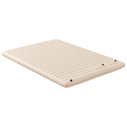 Outsunny Double Inflatable Mattress, with Built-In Pump