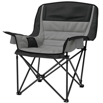 Outsunny Portable Padded Camping Chair, with Bag