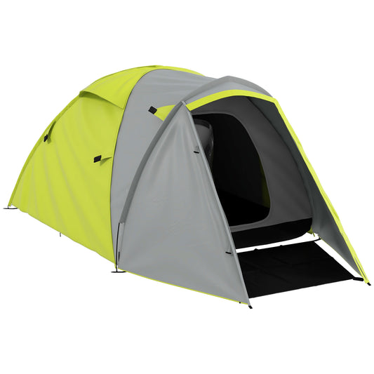 Outsunny Two-Man Dome Tent, with Front Porch and Accessories