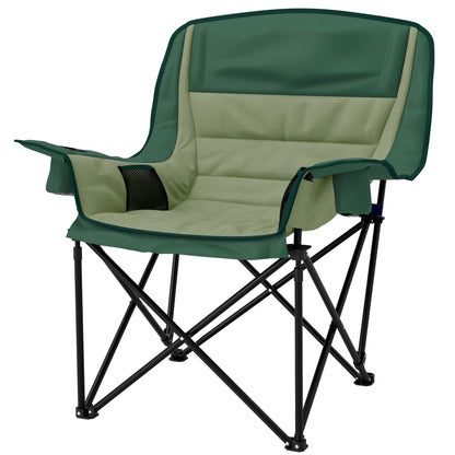 Outsunny Portable Padded Camping Chair, with Bag