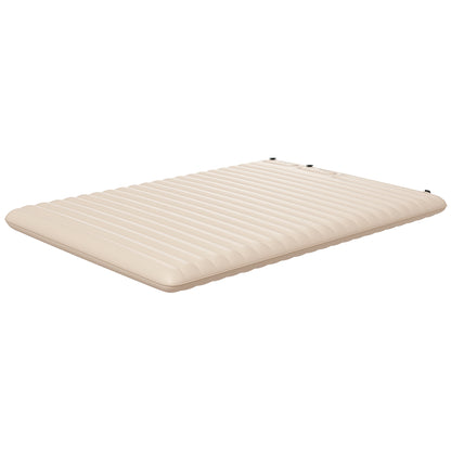 Outsunny Double Inflatable Mattress, with Built-In Pump