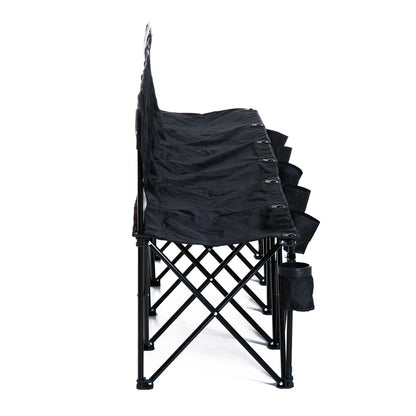 Outsunny 6 Seater Folding Camping Chair with Cup Holder & Carry Bag