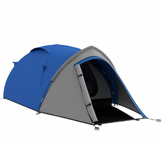 Outsunny Two-Man Dome Tent, with Front Vestibule