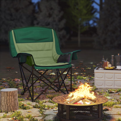 Outsunny Portable Padded Camping Chair, with Bag