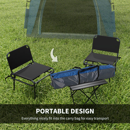 Outsunny 4 Person Automatic Camping Tent, Outdoor Pop Up Tent, Portable Backpacking Dome Shelter