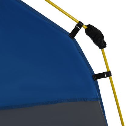 Outsunny 4 Person Automatic Camping Tent, Outdoor Pop Up Tent, Portable Backpacking Dome Shelter