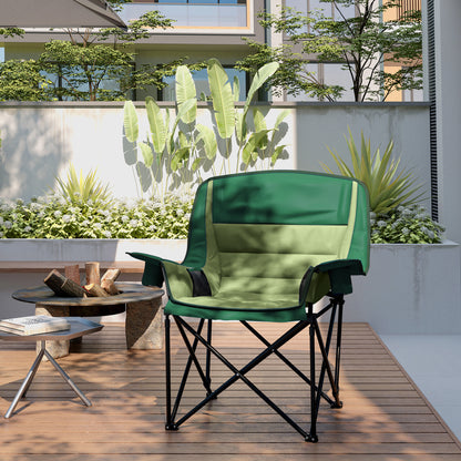 Outsunny Portable Padded Camping Chair, with Bag