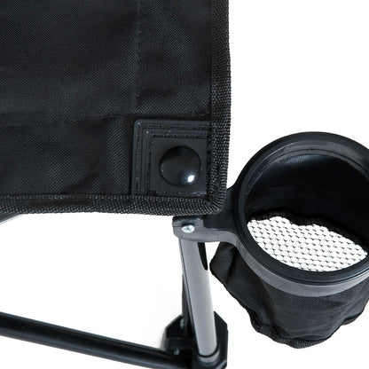 Outsunny 6 Seater Folding Camping Chair with Cup Holder & Carry Bag