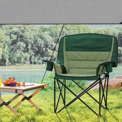 Outsunny Portable Padded Camping Chair, with Bag