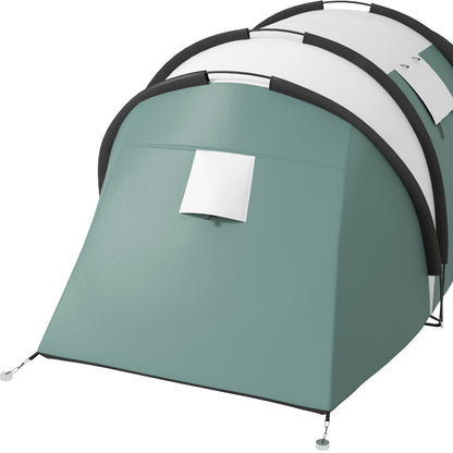 Outsunny Camping Tent with 2 Bedrooms and Living Area, 3000mm Waterproof Family Tent, for Fishing Hiking Festival