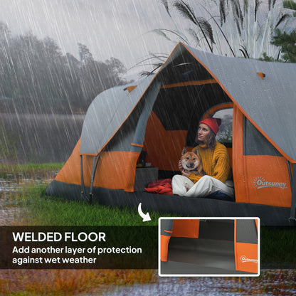 Outsunny 5-6 Man Dome Camping Tent