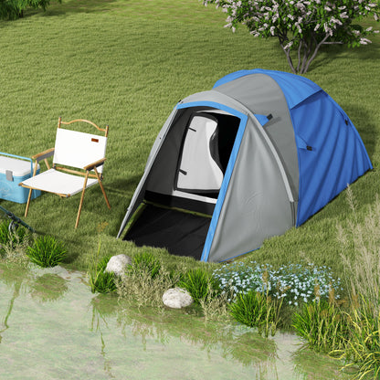 Outsunny Two-Man Dome Tent, with Front Porch and Accessories