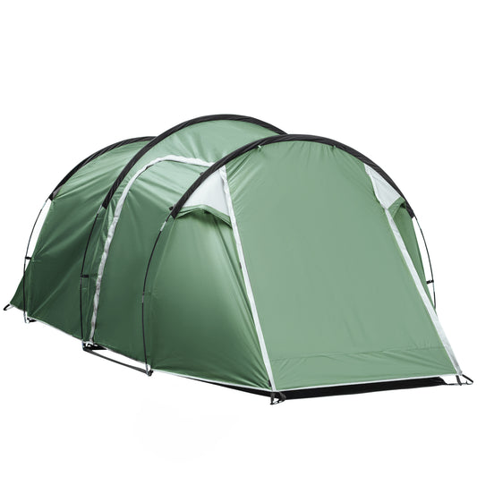 Outsunny Three-Man, Two-Room Tent