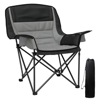 Outsunny Portable Padded Camping Chair, with Bag