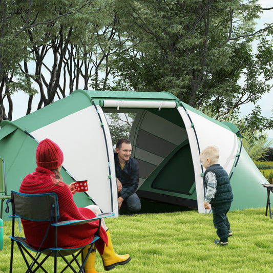 Outsunny 4-6 Man UV Protection Camping Tent