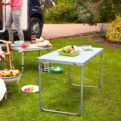 Outsunny Portable Aluminum Foldable Table