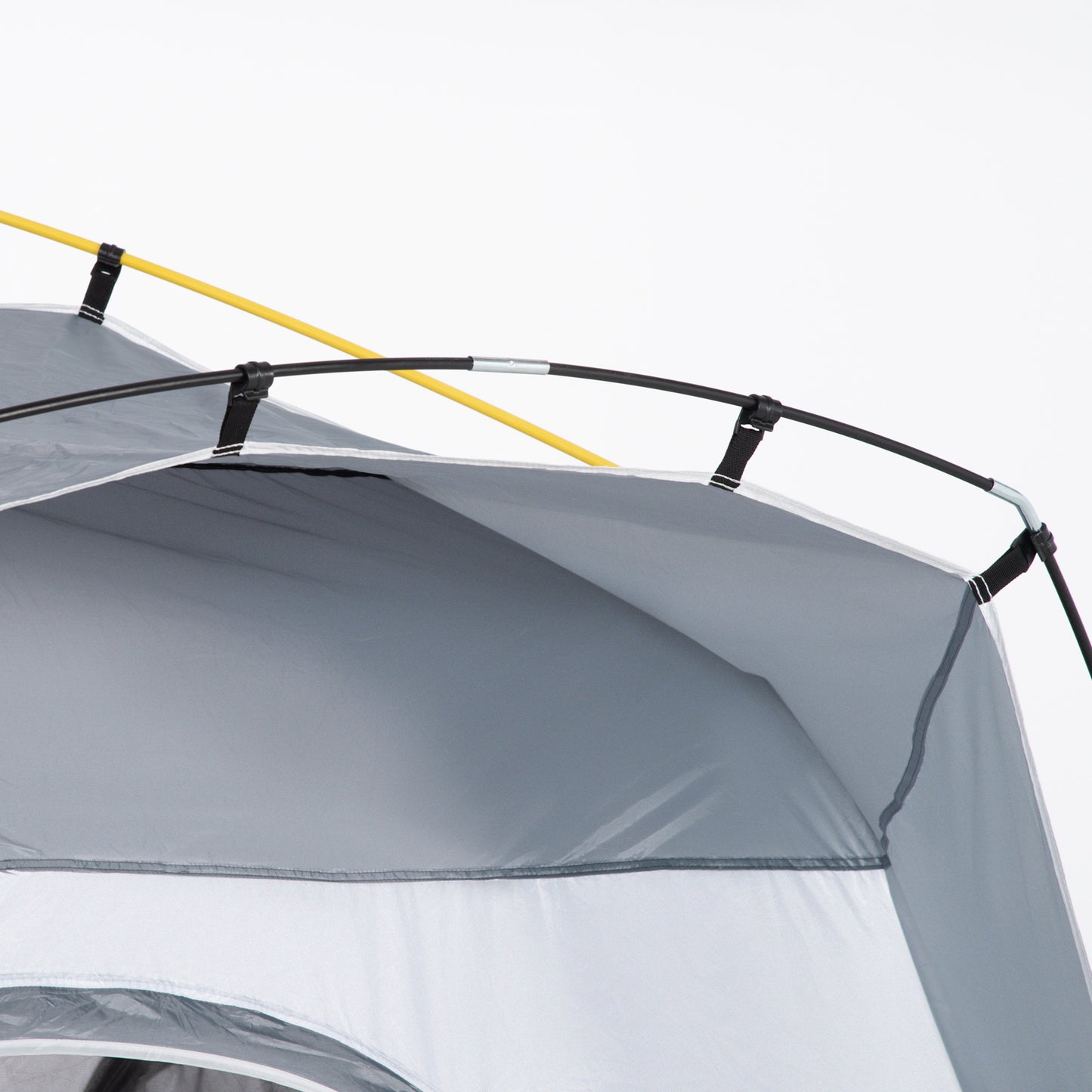 Outsunny 4 Person Automatic Camping Tent, Outdoor Pop Up Tent, Portable Backpacking Dome Shelter
