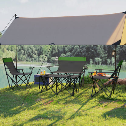 Outsunny Four-Piece Portable Picnic Table Set