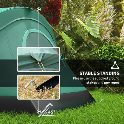 Outsunny 5-6 Man Dome Camping Tent