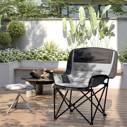 Outsunny Portable Padded Camping Chair, with Bag