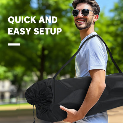 Outsunny Double Camping Chair for Adults, Oversized Heavy Duty Padded Folding Chair with Armrests, Cup Holders and Carry Bag for Outdoor Camping Hiking Picnic Fishing, 250kg Capacity