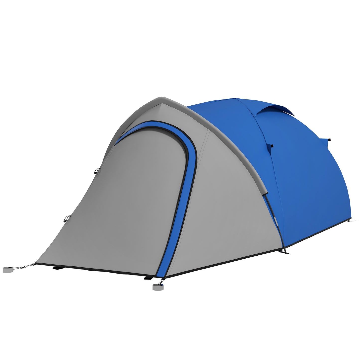 Outsunny Two-Man Dome Tent, with Front Vestibule