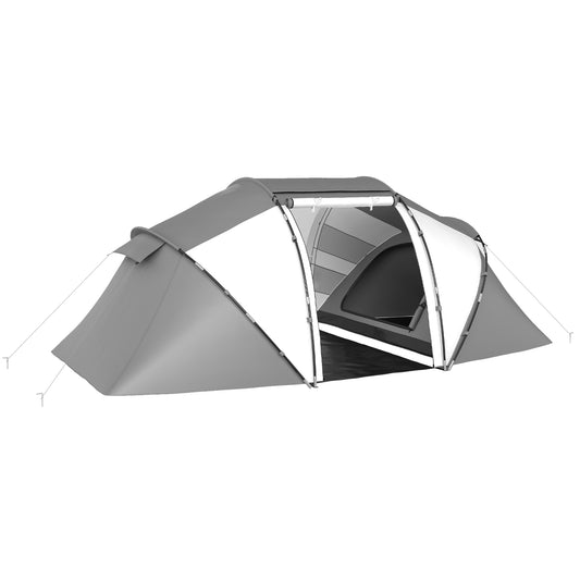 Outsunny 4-6 Man UV Protection Camping Tent