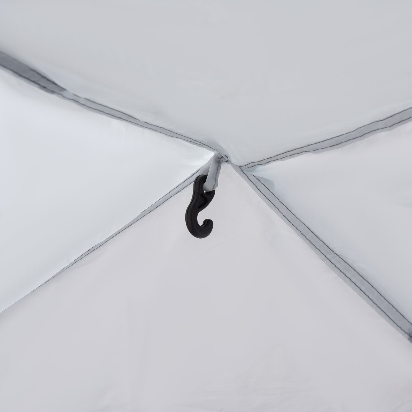 Outsunny Dome Tent for 6-8 Person, Camping Tent with 4 Zipped Mesh Doors, Removable Oxford Cloth, Lamp Hook, Portable Carry Bag, White and Blue