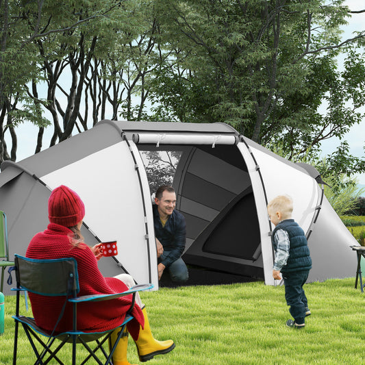 Outsunny 4-6 Man UV Protection Camping Tent